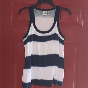 Pink by Victoria’s Secret Navy Striped Tank L